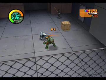 Teenage Mutant Ninja Turtles 2 Battle Nexus (USA) screen shot game playing